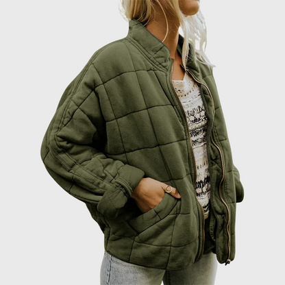 Women's Quilted Zip Jacket | Soft