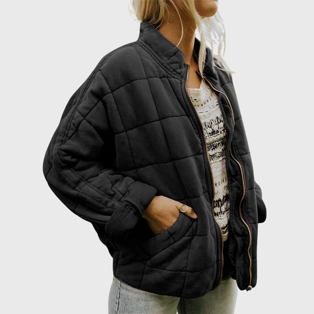 Women's Quilted Zip Jacket | Soft