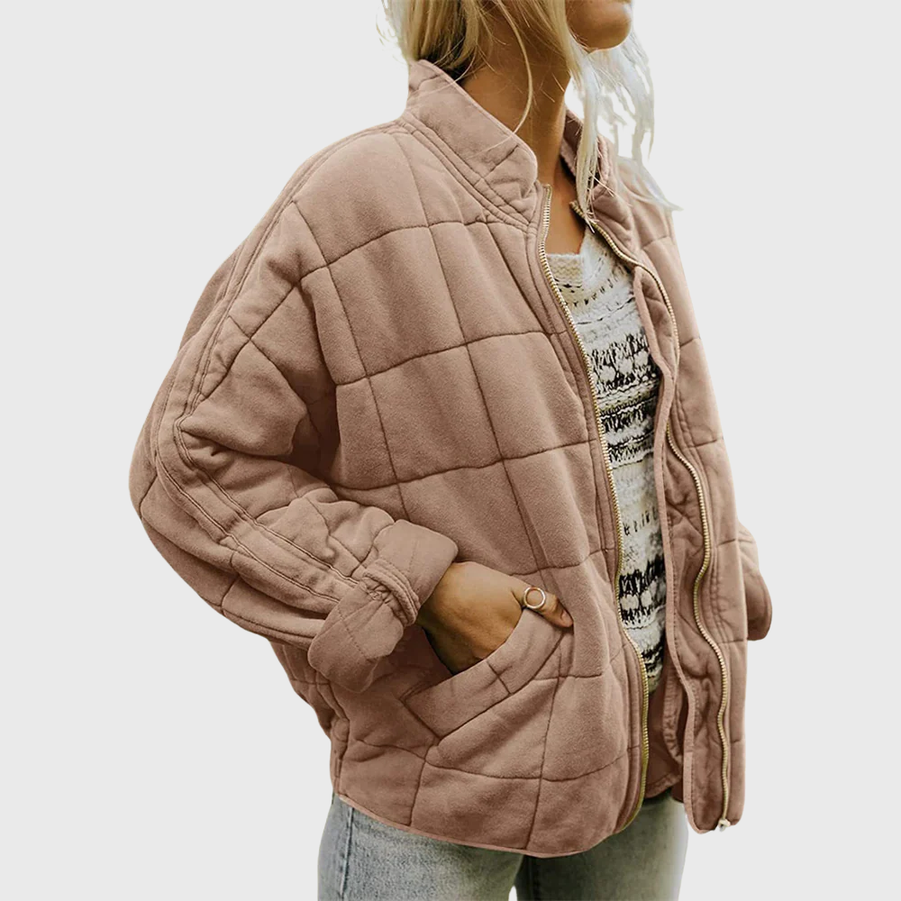Women's Quilted Zip Jacket | Soft