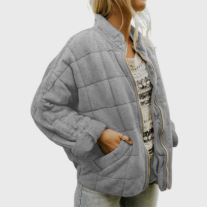 Women's Quilted Zip Jacket | Soft