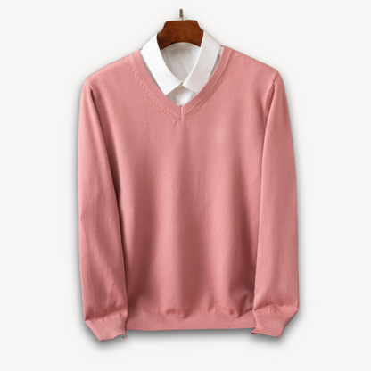 Men's V-Neck Sweater | Soft & Lightweight