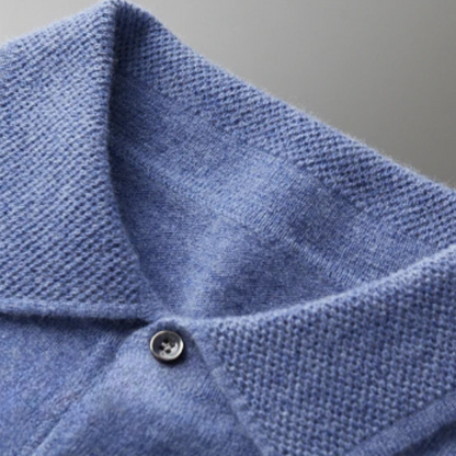 Men's Polo Sweater | Light Warmth