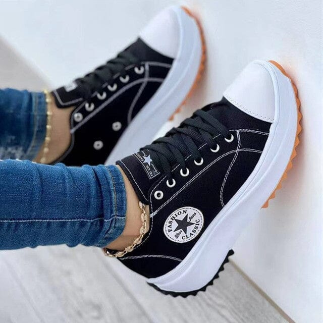 Damen Bequeme Sneakers | Flach