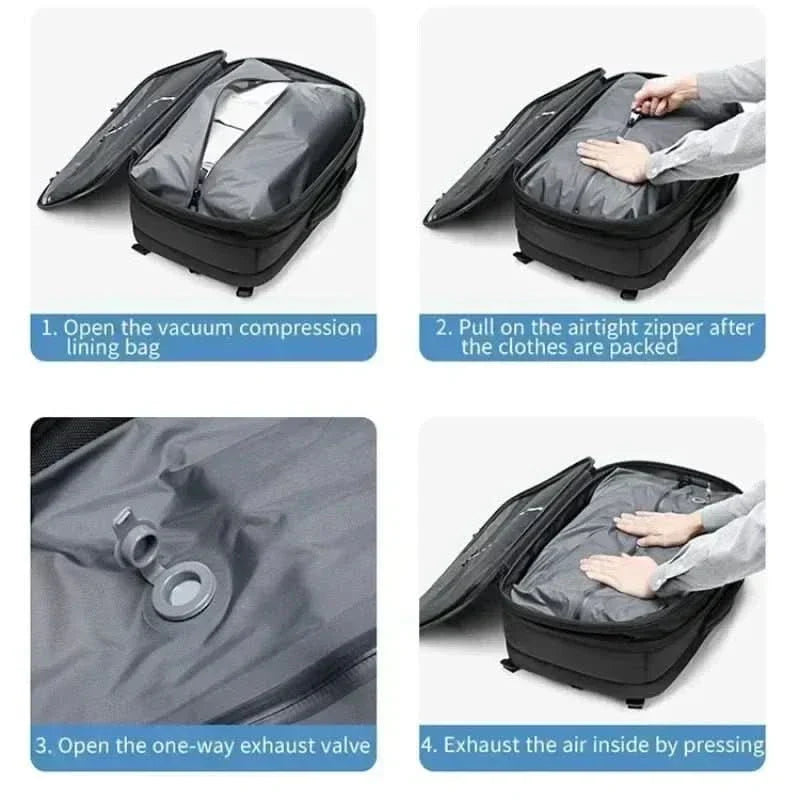 Kompakter Laptop-Rucksack für Reisen