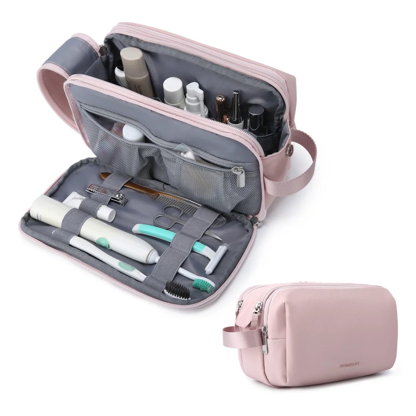 Wasserdichte Kosmetiktasche für Männer & Frauen | Leichte Kulturbeutel in S/M/L | Reiseaccessoire für Toilettenartikel & Make-up | Unisex Reiseorganizer