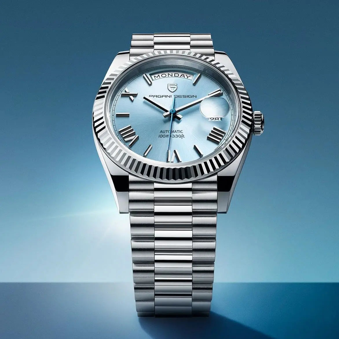 Premium Herren Automatik Uhr – Edelstahl, Selbstaufzug, Kalenderfunktion – Vielseitiger Stil für jeden Anlass