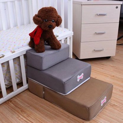 Premium Luxus Hundetreppe für sicheres Klettern auf Sofa & Bett