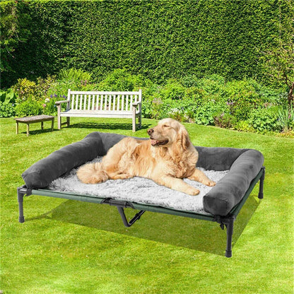 Erhöhtes Hundebett für Garten- und Außenbereich