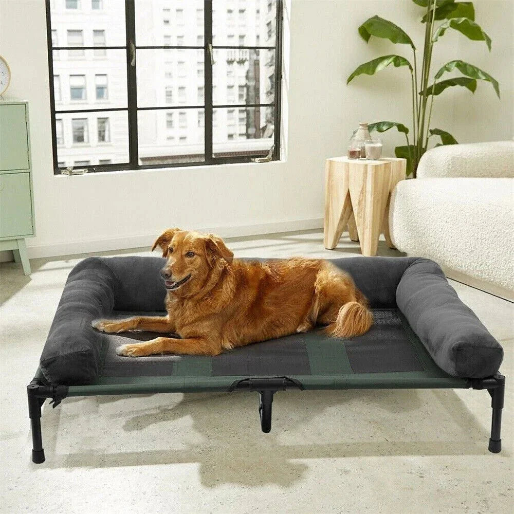 Erhöhtes Hundebett für Garten- und Außenbereich