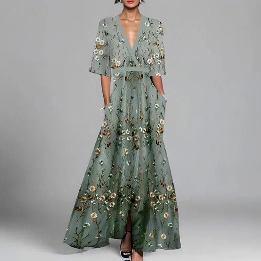 Damen Party Festliches Kleid | Lang