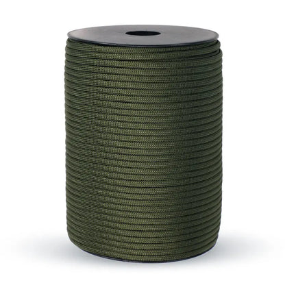 100m Überlebensparacord – 9-Strang Militär 550 Paracord Seil für Outdoor-Aktivitäten & Bastelarbeiten