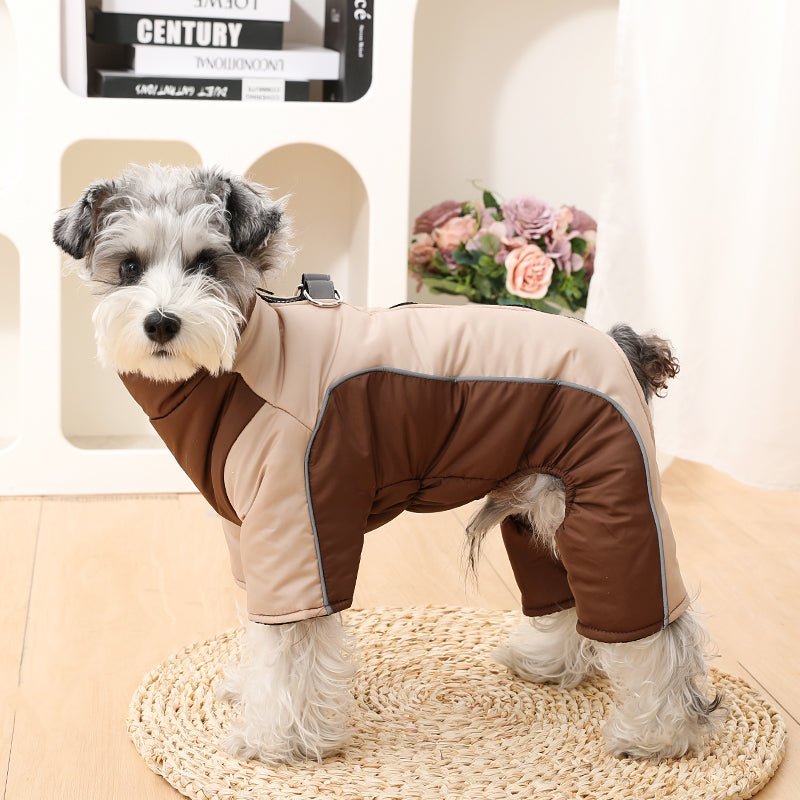Wärmende & Wasserdichte Winterjacke für Hunde mit Reflektierenden Streifen