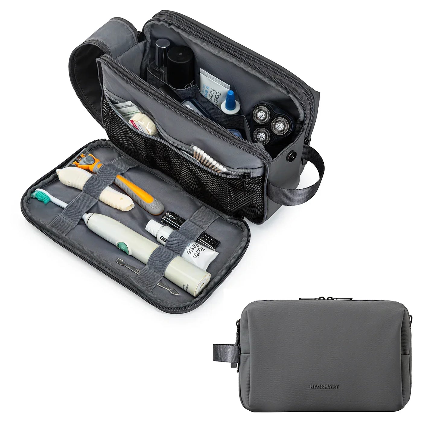 Wasserdichte Kosmetiktasche für Männer & Frauen | Leichte Kulturbeutel in S/M/L | Reiseaccessoire für Toilettenartikel & Make-up | Unisex Reiseorganizer