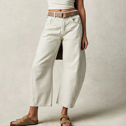 Damen Lässige Baggy Jeans | Bequem