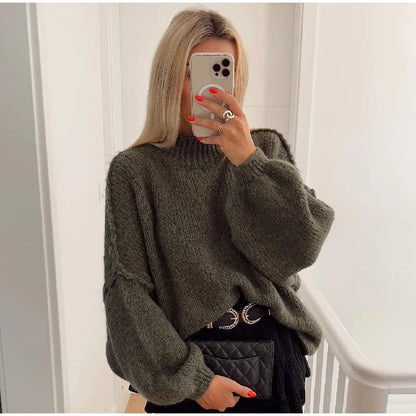 Damen Strick Pullover | Oversize