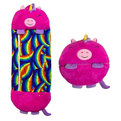 2-in-1 Plüschspielzeug Schlafsack für Kinder