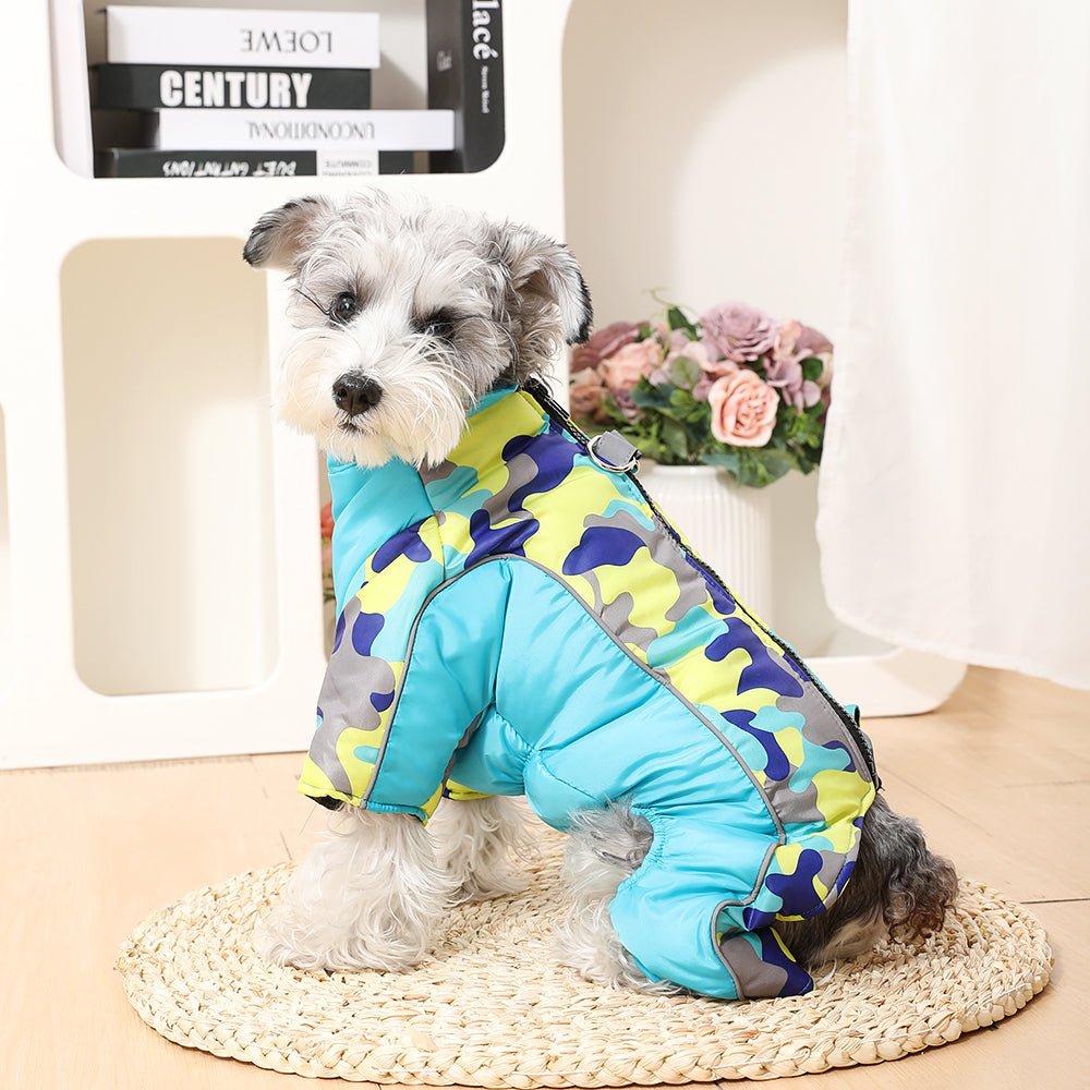 Wärmende & Wasserdichte Winterjacke für Hunde mit Reflektierenden Streifen