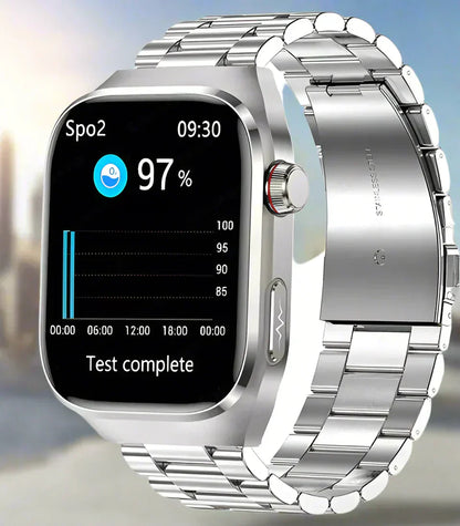 Smartwatch zur Blutzuckerüberwachung, ECG, Harnsäuremessung, Bluetooth-Konnektivität