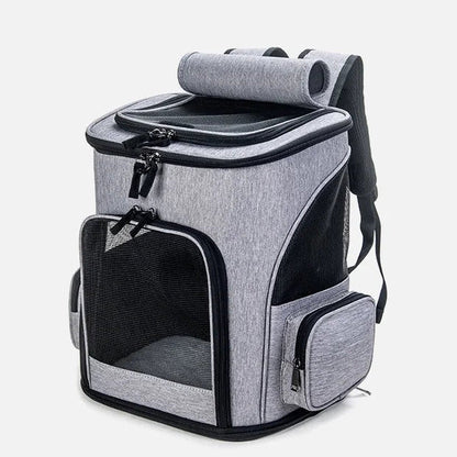 Bequemer Katzen-Rucksack mit Sichtfenster