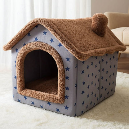 Gemütliches Haustierhaus für kleine Hunde und Katzen – Flauschiges und bequemes Design