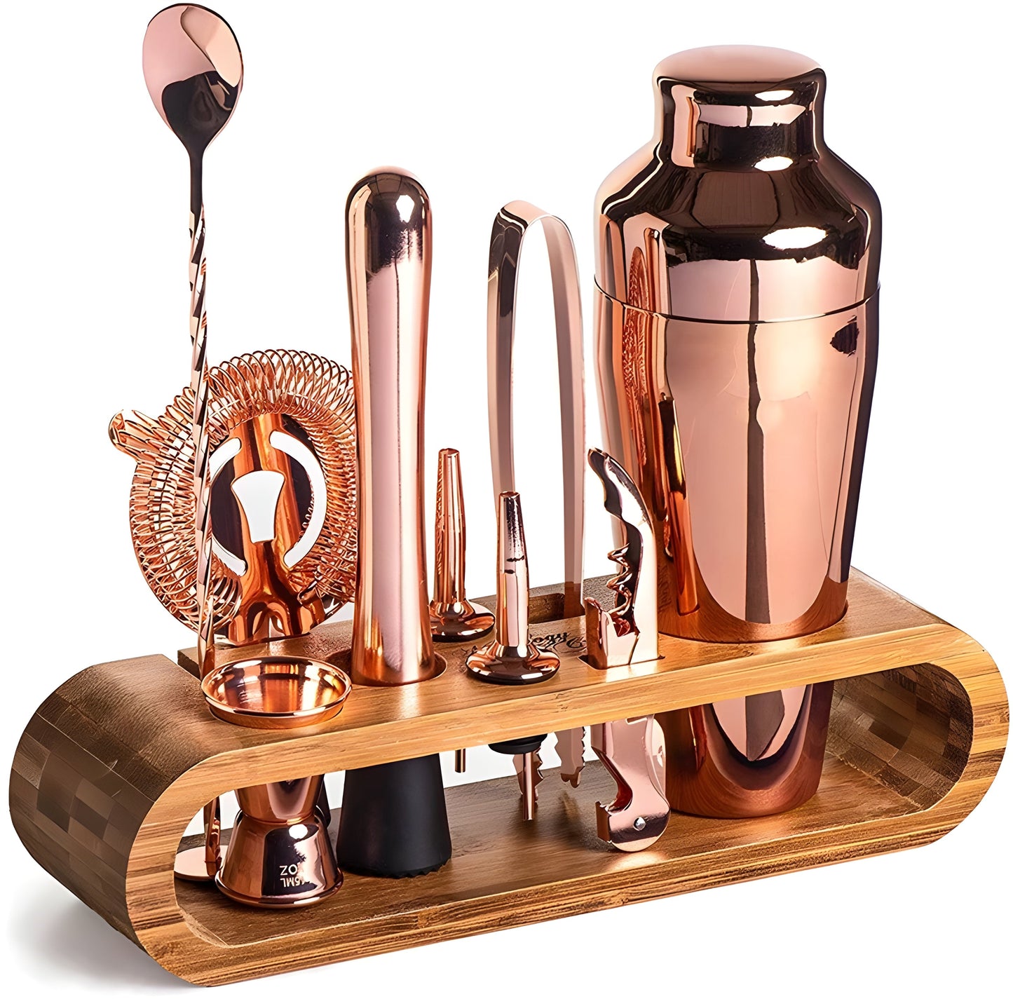 10-teiliges Premium Cocktailshaker-Set aus Edelstahl – Perfekt für Mixgetränke und Partys