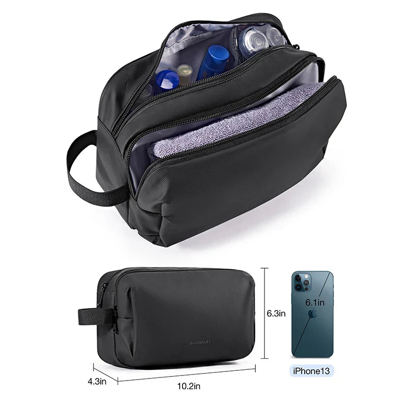 Wasserdichte Kosmetiktasche für Männer & Frauen | Leichte Kulturbeutel in S/M/L | Reiseaccessoire für Toilettenartikel & Make-up | Unisex Reiseorganizer