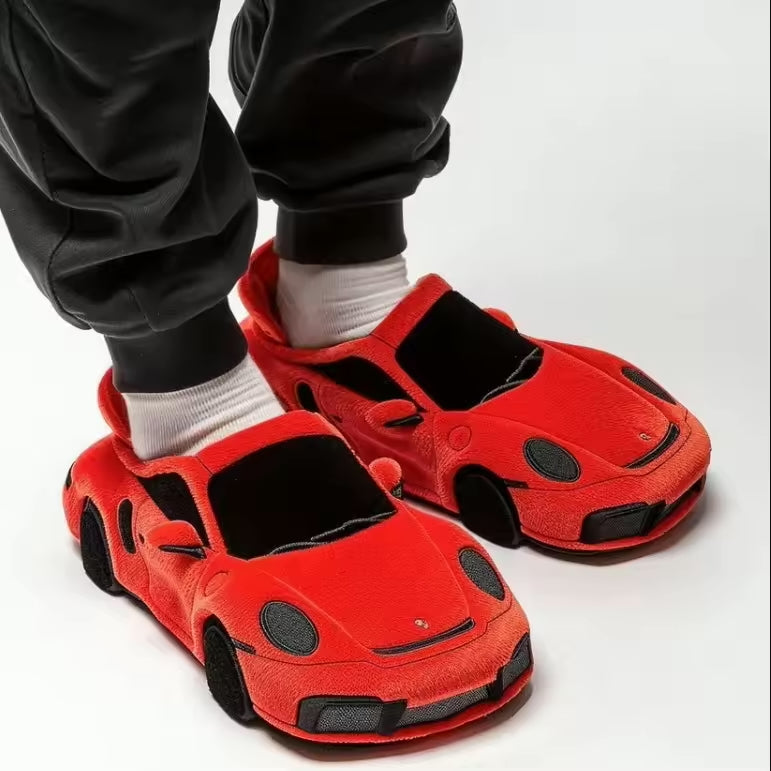Men's Auto Inspired Design Slippers | Non-Slip
