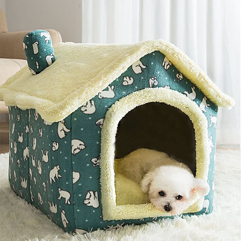 Gemütliches Haustierhaus für kleine Hunde und Katzen – Flauschiges und bequemes Design