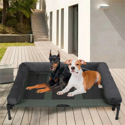 Erhöhtes Hundebett für Garten- und Außenbereich