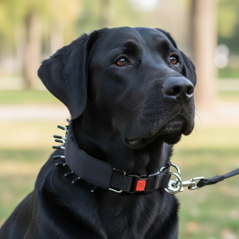 Hundeausbildung Prong-Halsband mit langlebigem Stahl und weichem Nylon-Schutz