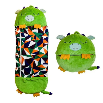 2-in-1 Plüschspielzeug Schlafsack für Kinder