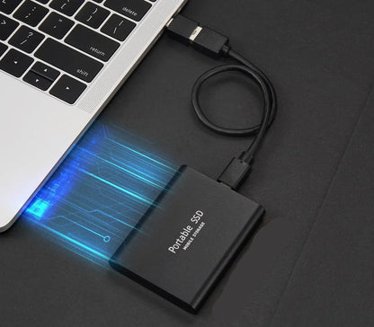 Ultra Externe SSD | USB 3.1 Typ-C | Geschwindigkeiten von bis zu 1000 MB/s | Erhältlich in 500 GB, 1 TB und 2 TB | Kompaktes und stoßfestes Design