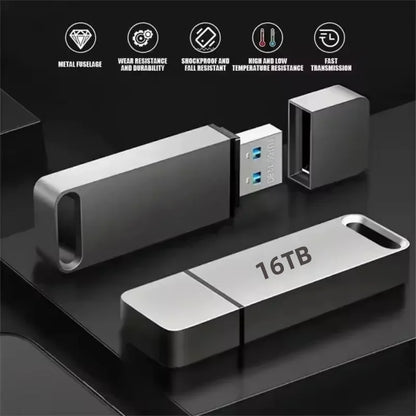 Hochgeschwindigkeits-USB 3.2 Wasserdichter und Stoßfester Speicher für Windows und Mac