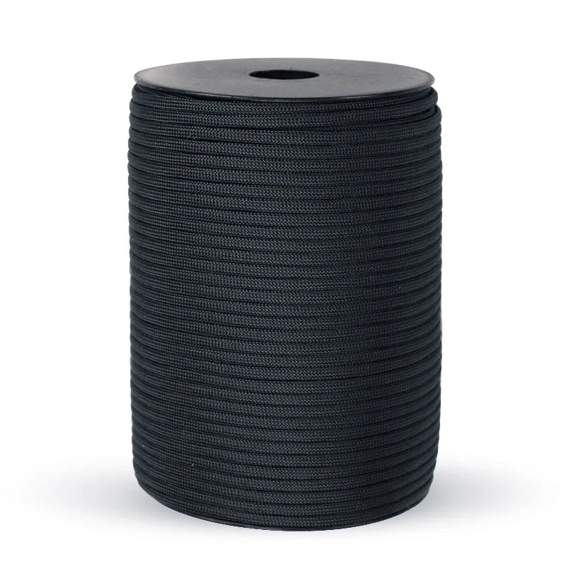 100m Überlebensparacord – 9-Strang Militär 550 Paracord Seil für Outdoor-Aktivitäten & Bastelarbeiten