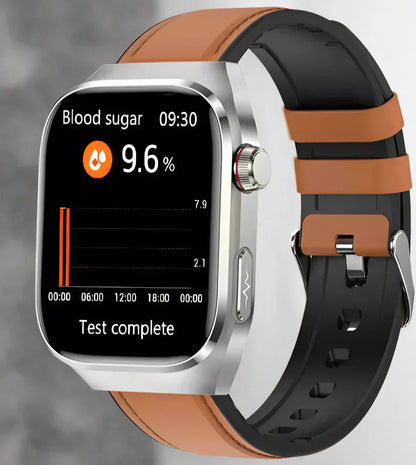 Smartwatch zur Blutzuckerüberwachung, ECG, Harnsäuremessung, Bluetooth-Konnektivität