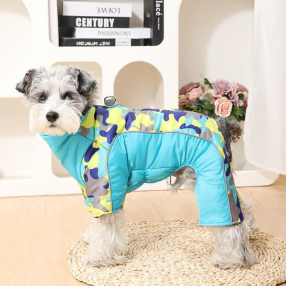 Wärmende & Wasserdichte Winterjacke für Hunde mit Reflektierenden Streifen