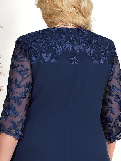 Plus Size Herbst-Bankettkleid