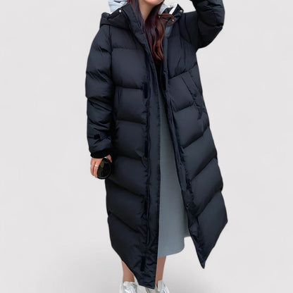 Women's Fluffy Puffer Jacket | Long