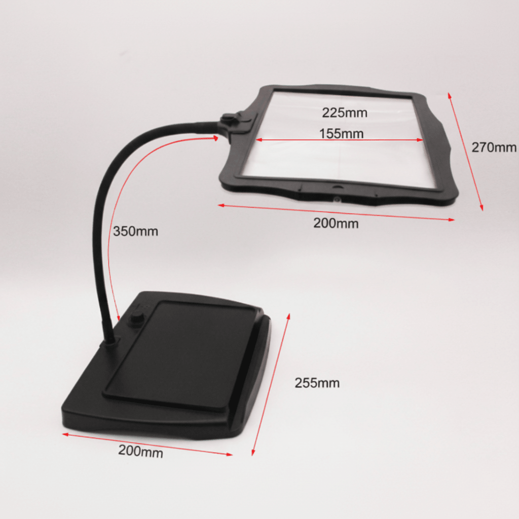 Tischlupe mit LED für präzises Arbeiten und klare Details