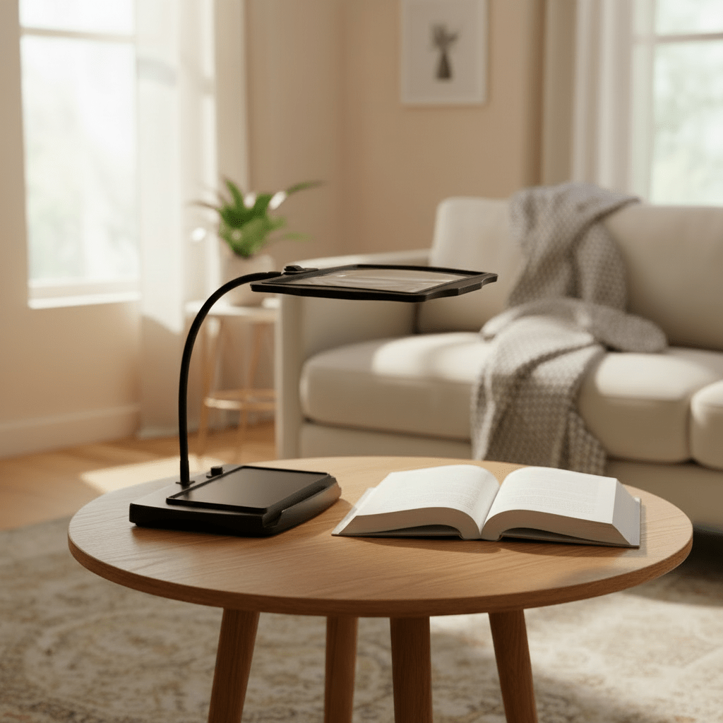 Tischlupe mit LED für präzises Arbeiten und klare Details