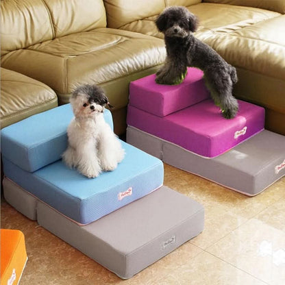 Premium Luxus Hundetreppe für sicheres Klettern auf Sofa & Bett