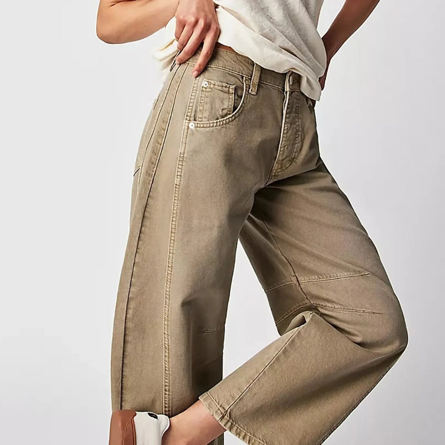 Damen Casual Baggy Jeans | Bequem