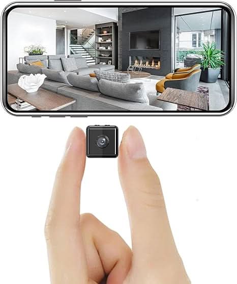 1080P Mini-Sicherheitskamera mit Bewegungserkennung und App-Steuerung