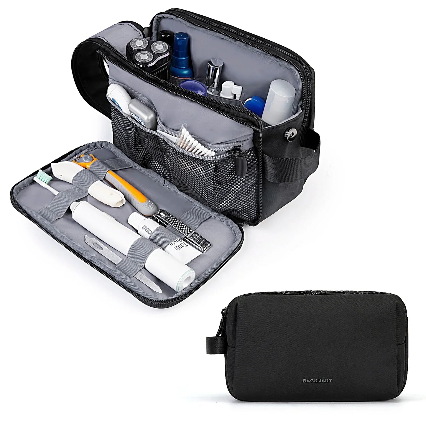Wasserdichte Kosmetiktasche für Männer & Frauen | Leichte Kulturbeutel in S/M/L | Reiseaccessoire für Toilettenartikel & Make-up | Unisex Reiseorganizer