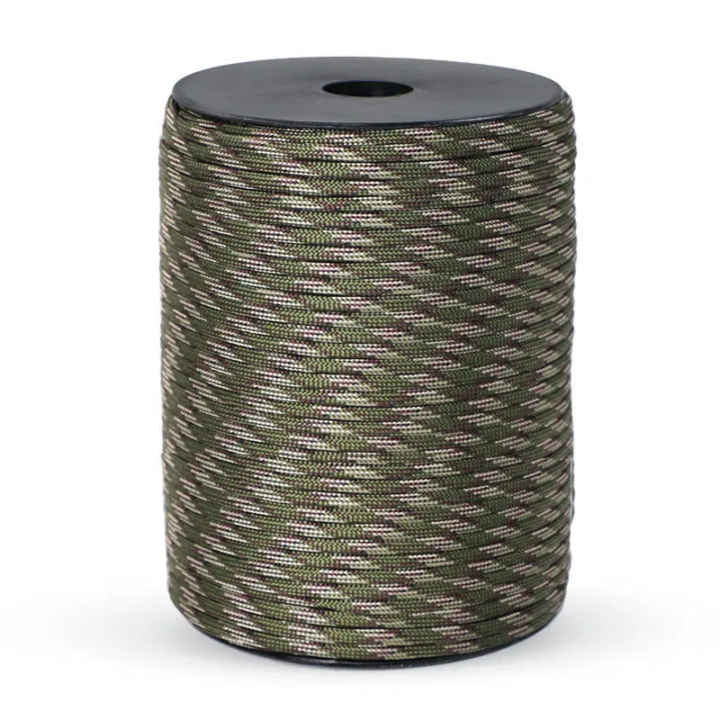 100m Überlebensparacord – 9-Strang Militär 550 Paracord Seil für Outdoor-Aktivitäten & Bastelarbeiten