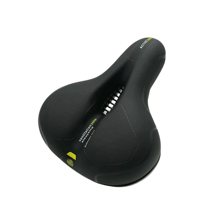 CloudComfort Pro Fahrradsattel | Druckentlastender Memory-Schaum | Schwarz