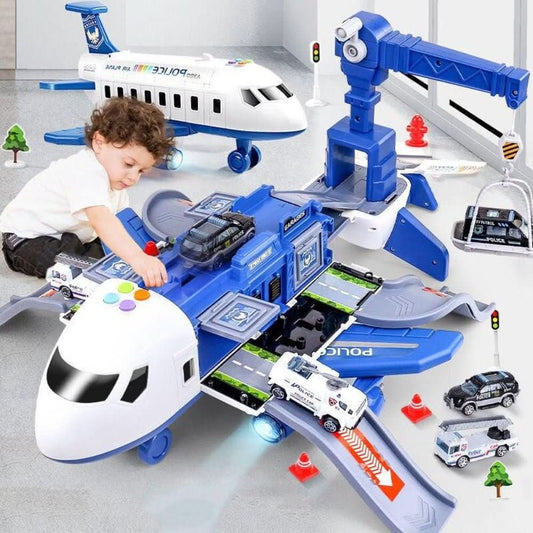Abenteuer AirPlay Set mit Flugzeug & Fahrzeugen für kreative Kinder