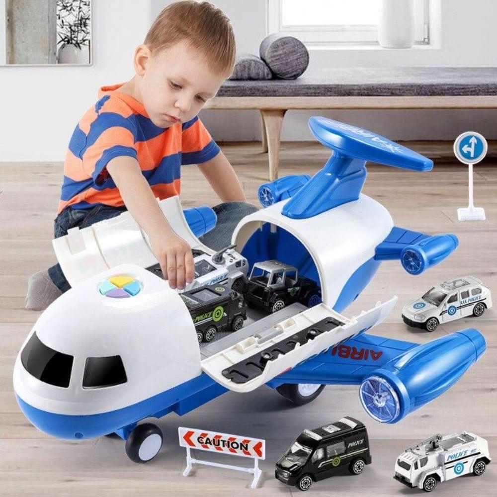 Abenteuer AirPlay Set mit Flugzeug & Fahrzeugen für kreative Kinder