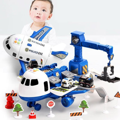 Abenteuer AirPlay Set mit Flugzeug & Fahrzeugen für kreative Kinder