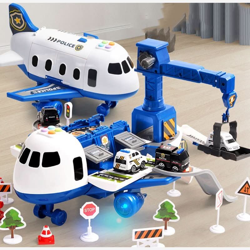 Abenteuer AirPlay Set mit Flugzeug & Fahrzeugen für kreative Kinder